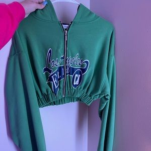 adika LA cropped hoodie